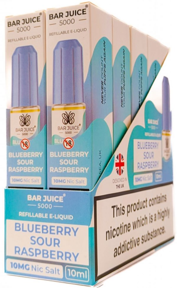 [BOX OF 10] BLUEBERRY SOUR RASPBERRY 10mg