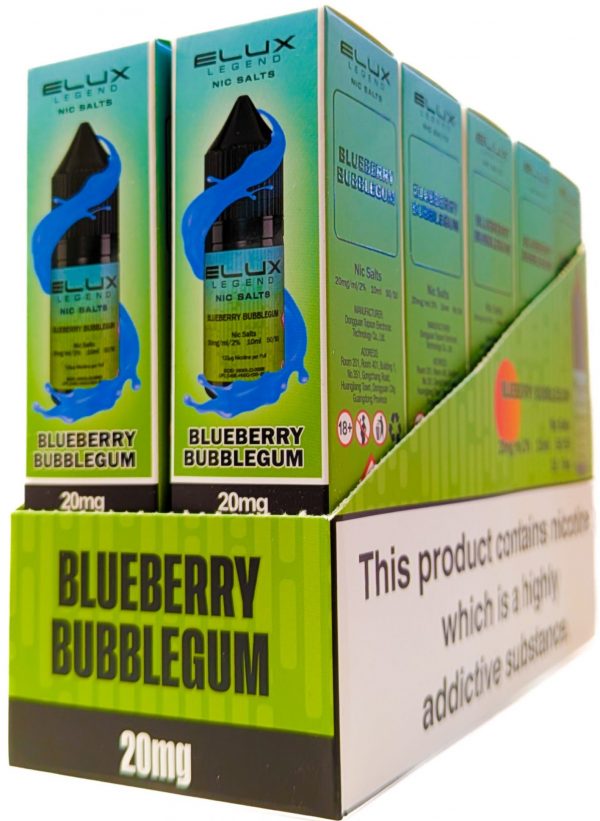 [BOX OF 10] BLUEBERRY BUBBLEGUM 20MG