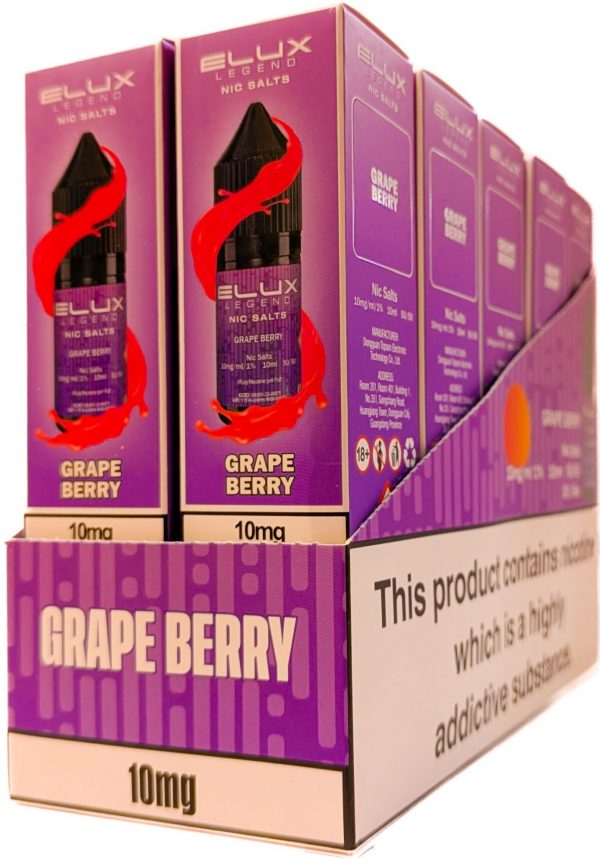 BOX OF 10 GRAPE BERRY 10mg