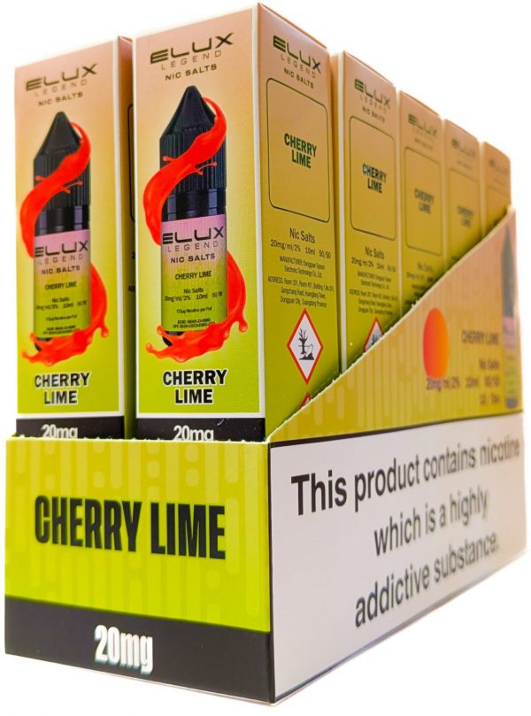 BOX OF 10 CHERRY LIME 20mg