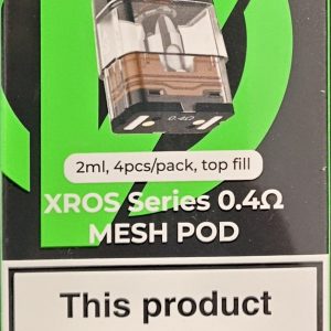 XROS Series COREX 3.0 0.4 ohm pods - 4 per pack *XROS PRO*