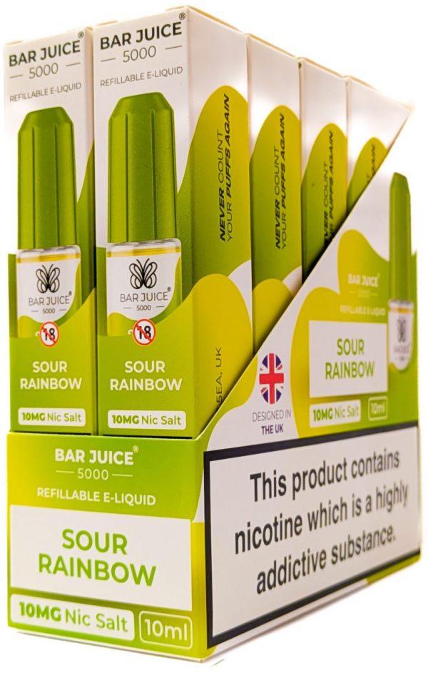 [BOX OF 10] SOUR RAINBOW 10MG