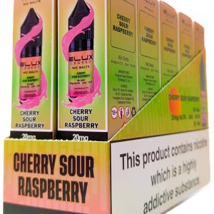 BOX OF 10 CHERRY SOUR RASPBERRY 20mg