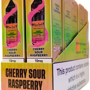 BOX OF 10 CHERRY SOUR RASPBERRY 10mg