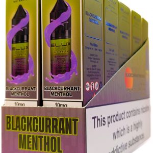 BOX OF 10 BLACKCURRANT MENTHOL 10mg