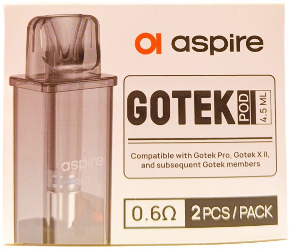 Aspire Gotek Pods - 0.6ohms,4.5mls