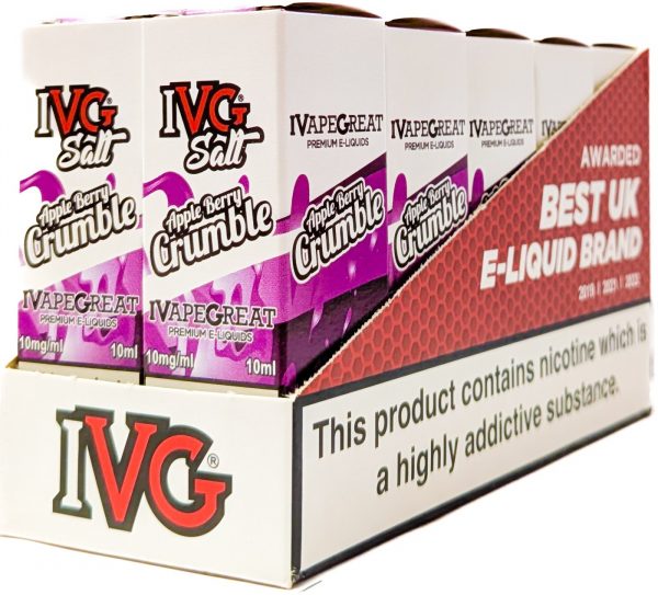 [BOX OF 10] APPLE BERRY CRUMBLE 10mg