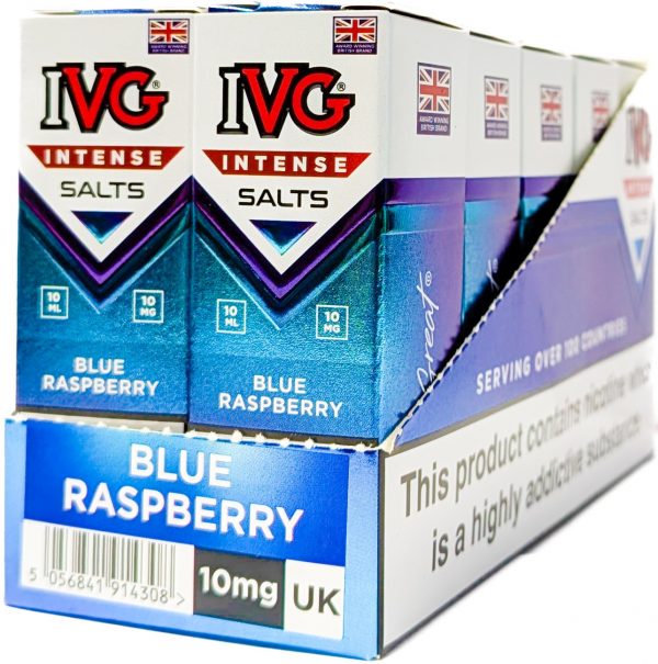 [BOX OF 10]  BLUE RASPBERRY 10mg
