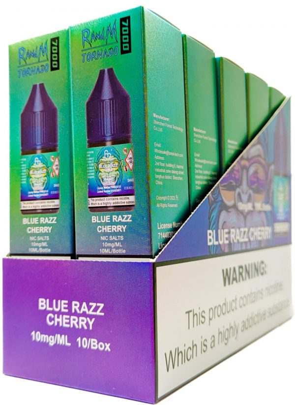 [BOX OF 10] BLUE RAZZ CHERRY 10mg