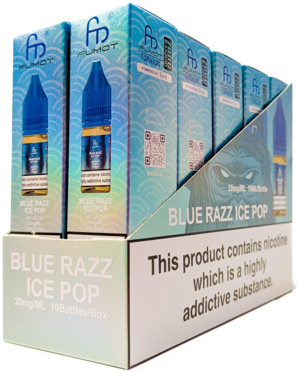 [BOX OF 10] BLUE RAZZ ICE POP 20mg
