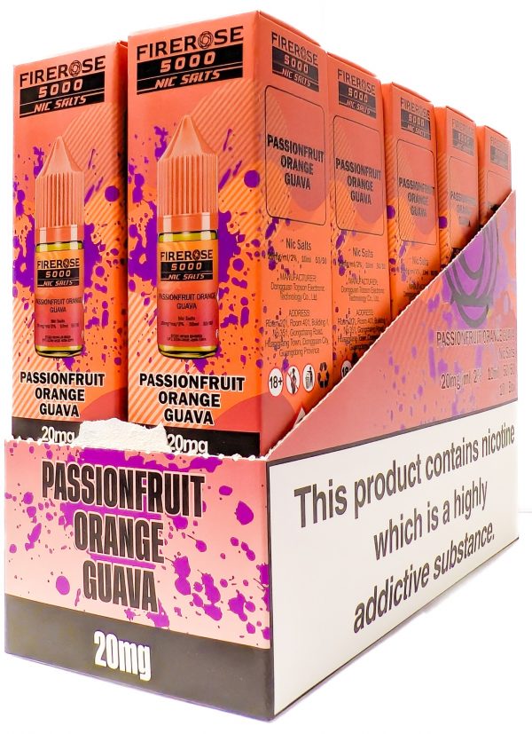 *NEW* [BOX OF 10] PASSIONFRUIT ORANGE GUAVA 20MG