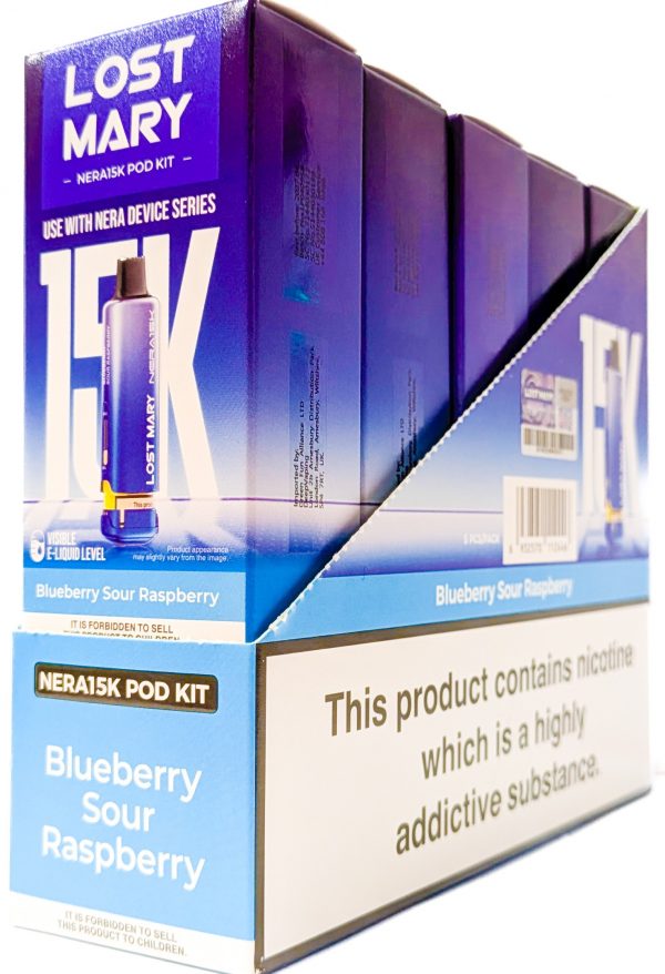 [BOX OF 5] BLUEBERRY SOUR RASPBERRY