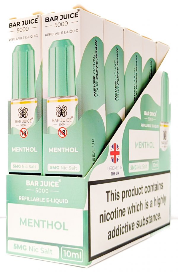 *NEW* [BOX OF 10] MENTHOL 5MG