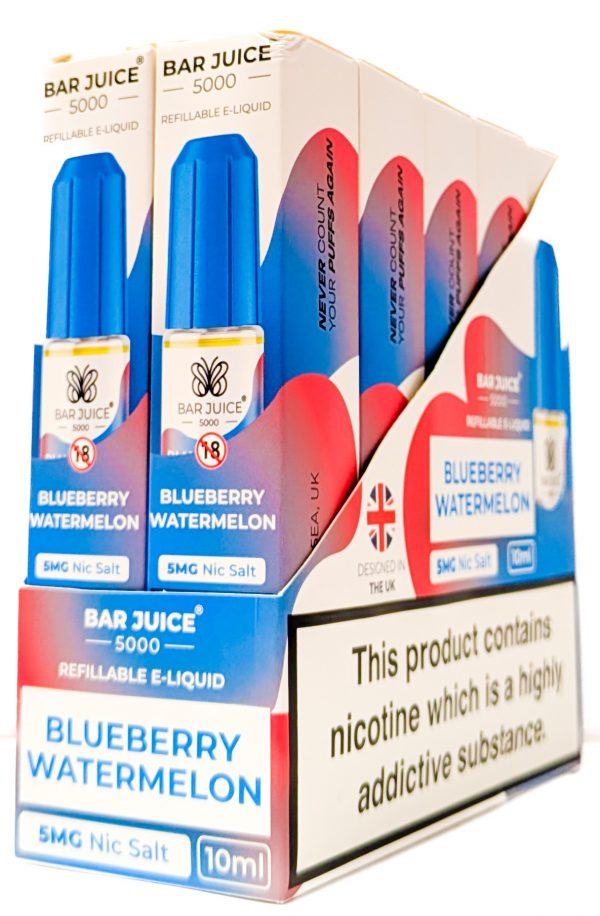 *NEW* [BOX OF 10] BLUEBERRY WATERMELON 5MG