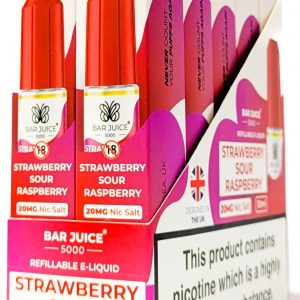 *NEW* [BOX OF 10] STRAWBERRY SOUR RASPBERRY 20mg