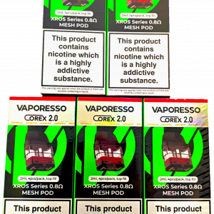 XROS Series COREX 2.0 0.8 ohm pods - 4 per pack  X 5 packs