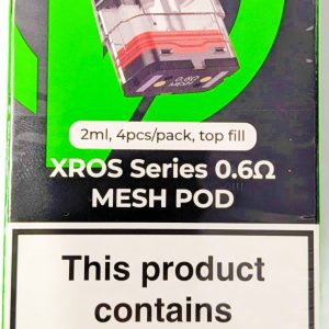 XROS Series COREX 2.0 0.6 ohm pods - 4 per pack