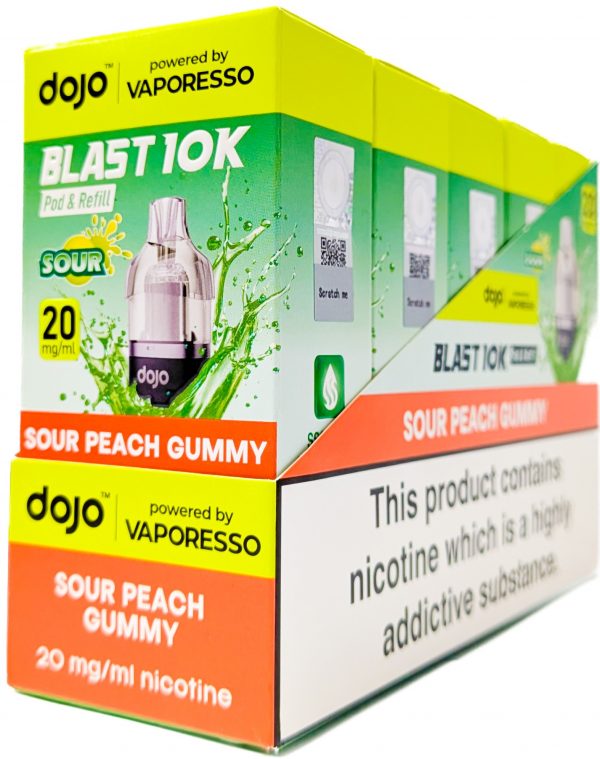SOUR PEACH GUMMY [BOX OF 5]