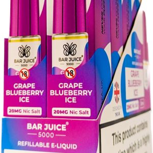 *NEW*[BOX OF 10] GRAPE BLUEBERRY ICE 20mg