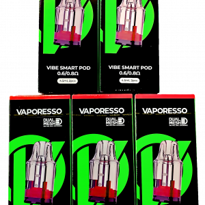 VIBE SMART POD 0.6/0.8 OHMS 4.5MLS X 5 PACKS