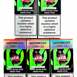 XROS Series COREX 2.0 0.6 ohm pods - X 5 packs
