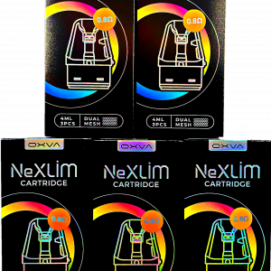 NEXLIM  pods 0.8 ohm 4mls (pack of 3) x 5 PACKS