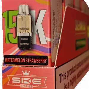 [BOX OF 5] * WATERMELON STRAWBERRY *15,000 PUFFS*