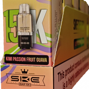 [BOX OF 5] * KIWI PASSION FRUIT GUAVA *15,000 PUFFS*