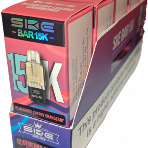 [BOX OF 5] *NEW* BLUEBERRY CHERRY CRANBERRY *15,000 PUFFS*