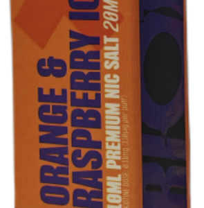 ORANGE & RASPBERRY ICE  20MG